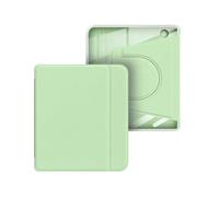 Magnetic Detachable Case for for KOBO Libra color, Acrylic Back with Vegan Leather Cover, Auto Wake/Sleep Feature, Stand Design for Kobo eReader (green for KOBO Libra color)