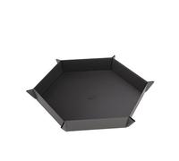 Magnetic Dice Tray Hexagonal Black/Gray