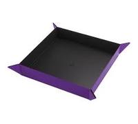 Gamegenic Magnetic Dice Tray Square: Black/Purple