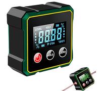 Magnetic Digital Angle Finder with Electronic Laser, Aneedbaby Angle Finder Tool, Scomeri Digital Level with LCD Display, Magnetic Lasers Level Protractor (Classic Model)