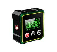 Magnetic Digital Angle Finder with Electronic Laser,Rechargeable Digital Angle Gauge 4-side Strong Magnetic Level Box with LCD Backlight Protractor Inclinometer for Woodworking Tablesaw and Machinery