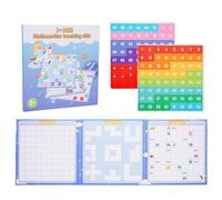 Magnetic Digital Board - (440g) Educational Game | 1-100 Math Counter | Logic Toy Strategic Thinking | Preschool Learning Board Classroom