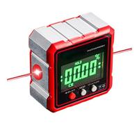 Magnetic Digital Inclinometer - High-Precision Mini Angle Finder with Four-Sided Magnetic Base | Rechargeable Electronic Digital Angle Gauge for Woodworking, Construction, Metalworking & DIY