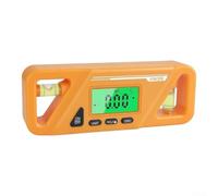 Magnetic Digital Level Box for Carpenters - Precision Angle Gauge Protractor with Backlit Display 0.2° Accuracy(Orange)