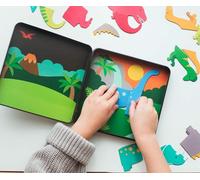 Petit Collage Dinosaurs Magnetic Play Set