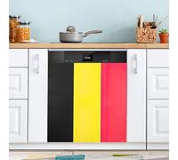 Magnetic Dishwasher Covers Belgium Flag Home Decor Refrigerator Cover Magnet 23 x 26 Inch