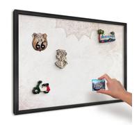 Magnetic Display Board 60x40 cm | Black Frame | Ethnic Patterns