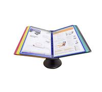 Magnetic Document Display Panel, Desktop Wall Mount Flip File Holder A4 Multicolor with Adjustable Tilt(OneColor)