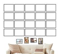 Magnetic Document Holder | Magnetic Door Photo Frame - Magnetic Frame A4 20 Pieces for Flow Charts, Hospital Staff Lists, Photo Reception, Safety Instructions, Programs