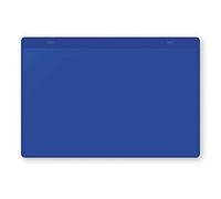 Magnetic Document Pocket, With Welded Edges, Strong Back Reinforcement, For Steel Surfaces - 310mmx215mm - Pack Of 10 - Colour Blue