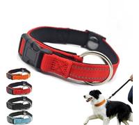 Magnetic dog collar, designed for senior dogs, double-layer fabric with breathable reflective design, suitable for pets