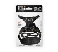 Magnetic Dog Harness & 2M Lead Set | One-Hand Easy Lock Harness for All Dogs | Reflective, Breathable, No-Pull Design with 360° Swivel Buckle | SGS Tested Strong & Safe