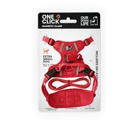 Magnetic Dog Harness & 2M Lead Set | One-Hand Easy Lock Harness for All Dogs | Reflective, Breathable, No-Pull Design with 360° Swivel Buckle | SGS Tested Strong & Safe
