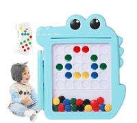 Magnetic Doodle Board - Cute Magnetic Bead for Drawing Board with Pen for Road Trip Activities for Age 3 4 5 6 Years Old