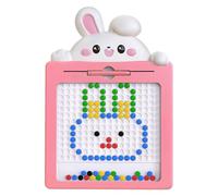 Magnetic Doodle Board, Magnetic Dot Board | Preschool Painting Board,Travel Toys for Preschool Age, Magnetic Drawing Board with Magnetic Pen and Beads