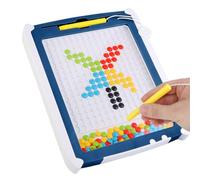 Magnetic Doodle Board, Magnetic Dot Drawing Board - Doodle Board with Dot Beads,Doodle Pad with Magnetic Pencil Writing Point Beads