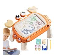 Magnetic Doodle Board, Magnetic Writing Board for Kids - Cartoon Drawing Board Drawing Pad - Travel Size Early Learning Toys with 4