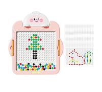Magnetic Doodle Board, Portable Reusable Drawing Pad for Kids Fun Educational Play, Safe and Easy Wipe Design with Magnetic Pen Included, Art Toy for Preschool, Kindergarten, 13.19x1.65x15.12inch