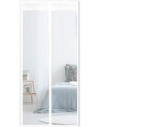 Magnetic Door 120x240cm - Automatic Closure for Balcony & Patio Doors Ideal for Living Room White Keeps Out cts Easy Inll Mesh