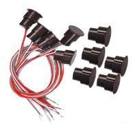 Magnetic Door Alarm Switch Sensor with Embedded Wired Design for Home Security Systems and Control Applications (A)