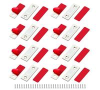 Magnetic Door Catch, 8 Pack Ultra Thin Cabinet Magnets, Stainless Steel Magnetic Catches for Cupboards Adhesive Drawer Latch Magnets for Kitchen Cupboard Wardrobe, Silver