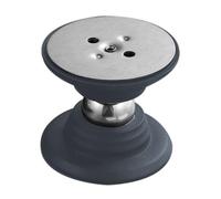 Magnetic Door Catch, Floor Door Stops Door Suction Bedroom Door Bumper Anti-Collision Mute Door Stopper(Noir) (Blu 5.3x4.7cm)