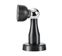 Magnetic Door Catch, Floor Door Stops Stainless Steel Door Bathroom Bedroom Entry Door Suction(Bronze) (Noir 8.5cm)
