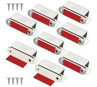 Magnetic Door Catch Jiayi 4 Pack Cupboard Door Magnets Stainless Steel Drawer Magnet Small Cabinet Door Magnetic Catches Latches for Kitchen Wardrobe Magnets Door Closers Magnet Closure
