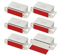 Magnetic Door Catches Jiayi 6 Pack Cupboard Door Magnets 14KG Pull Cabinet Door Magentic Cupboard Catches Stainless Steel Wardrobe Magnets for Kitchen Wardrobe Door Closer Closet Door Closure