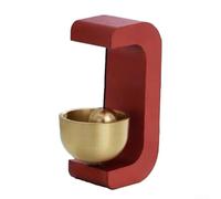 Magnetic Door Chime, Handmade Refrigerator Stickers Entrance System Pure Copper for ring Door Opening Reminder Ornaments Wind Chime Wall Decoration(G)