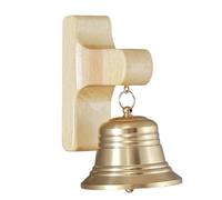 Magnetic Door Chime - Wooden Magnetic Reminder Bell for Entryway Decor, Stylish Decorative Chime with Gentle Ringing for Home, Apartment, Office, Restaurant, Bedroom, 2.2x1.54x2.83 inches