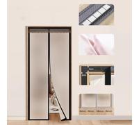 Magnetic Door Curtain - Insulated Thermal Cover for Doorways, Plastic Privacy Curtain for Kitchen - 130x220cm