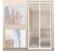 Magnetic Door Curtain, Thermal Insulated Privacy Cover - Temporary Plastic Doorway Solution, 130x220cm