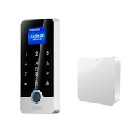 Magnetic Door Lock Fingerprint RFID Access Control System Kit Smart Door Lock Electronic Gate Bluetooth Opener Home Digital Set Biometric(J200F-M1)