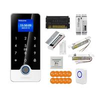 Magnetic Door Lock Fingerprint RFID Access Control System Kit Smart Door Lock Electronic Gate Bluetooth Opener Home Digital Set Biometric(Kit 5)