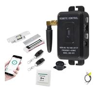 Magnetic Door Lock Remote Control Kits for Whole Access Control System with Power Supply,Electronic Locks,Remote Key,Gate Opener(KIT5)
