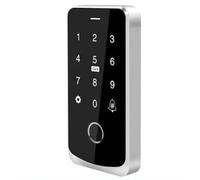 Magnetic Door Lock Smart Access Control Machine e Phone Remote Unlock NFC Fingerprint Password RFID Card Door Lock Controller IP67(Silver)