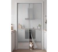Magnetic Door Screen 173 x 301 cm Frame Hook & Loop Hundreds of Sizes Fly Nets for Doors Keep Bugs Out & Lets Fresh Air in No Drill Installation Automatically Closes, Grey