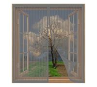 Magnetic Door Screen 40 x 115 cm Easy Installation No Drilling Or Screwing Fly Bug Mosquito Mesh for Windows Nets to Keep Bugs Out, Grey