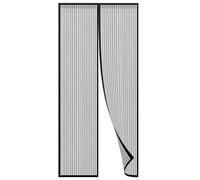 Magnetic Door Screen Fly - Heavy Duty Magnetic Fly Screen Door Magic Curtain Door Mesh Mosquito Fly Bug Insect Net Screen Magnetic Fastening (Black)