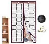 Magnetic Door Screen Insulated No Punching Easy to Install Warm Keeping