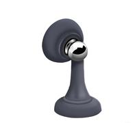 Magnetic Door Stop Holder Silicone Design for Easy Use on Walls and Floors, No Drilling Required (grey)