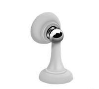 Magnetic Door Stop Holder Silicone Design for Easy Use on Walls and Floors, No Drilling Required (white)