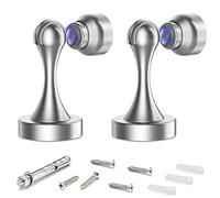 Magnetic Door Stop Stainless Steel，Door Stopper, Heavy Duty for Various Door Types, Keep Your Door Open, Wall Mount Door Holder/Catch