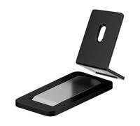 Magnetic Door Stop - Tool-free Mounting Method, Flat Structure, Door Motion Control Solution, Base Aligned Magnetized Holding Component for Hinge Panels | Reliable