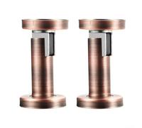 Magnetic Door Stop with Soft Catch Technology Stainless Steel, 2 Pack (red Bronze)