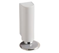 Magnetic Door Stopper, No Tools Needed Doorstops with Strong Tape, Auto-retracting and Quiet Design for Indoor Doors, Damage Free Installation, White