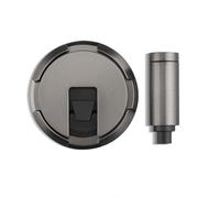 Magnetic Door Stopper, Punch-Free Mechanical Silent Floor Door Stop, Heavy Duty Adjustable Door Stop Magnetic Door Catch Holder for Home Office Bedroom Inside Door Stop-Grey