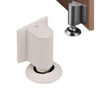Magnetic Door Stoppers for Bottom of Door, Security Doorstopper for Inside Door, Heavy Duty Adhesive Door Stop Wedge Door Catch Holder to Keep Door Open (Beige)