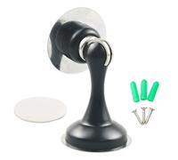 Magnetic Doorstop, Floor Door Holder, Wall Mounted Easy Installation Space Saver Removable Base, Hold Open Tool for Hallway, Bedroom, Kitchen, Bathroom 2.2x2.2x3.94 Inches